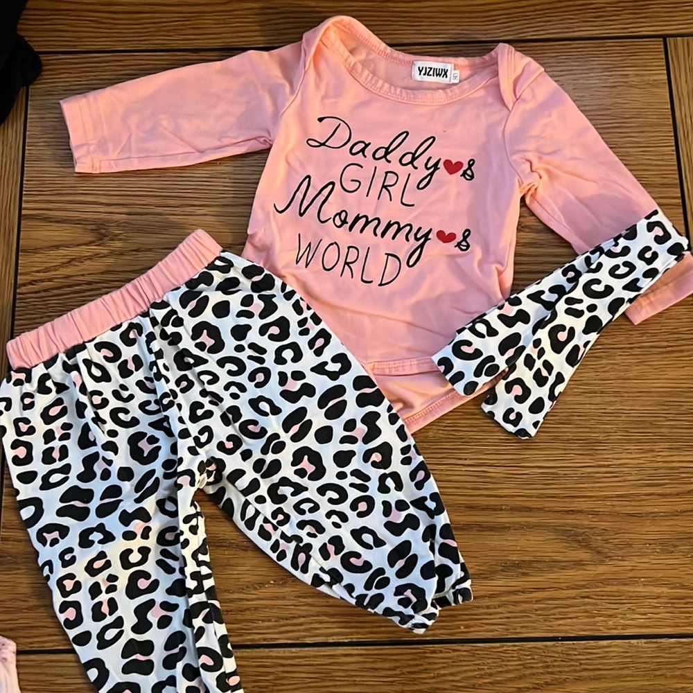 6 month baby girl set